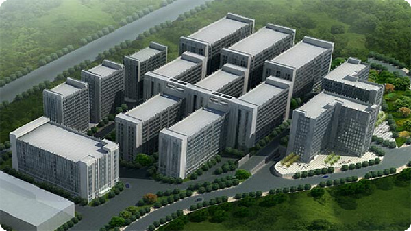 重慶保稅港皓月智慧社區的外觀